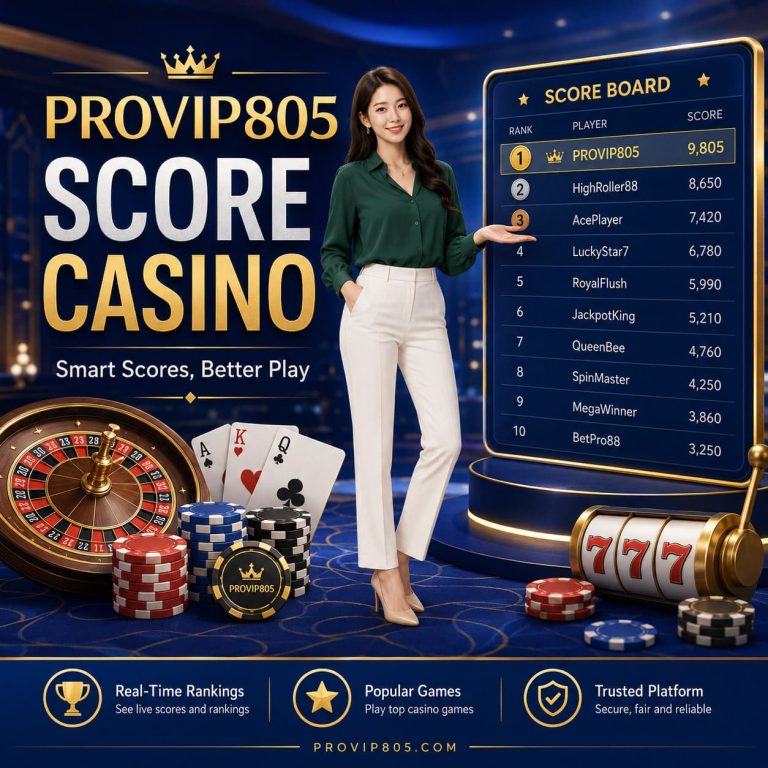 PROVIP805 Score Casino Jadi Tren Pemain Modern