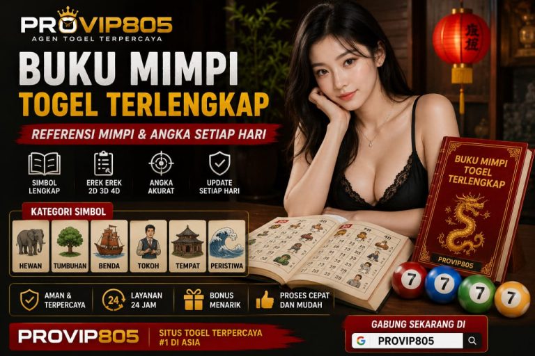 PROVIP805 Bahas Buku Mimpi Togel Terlengkap