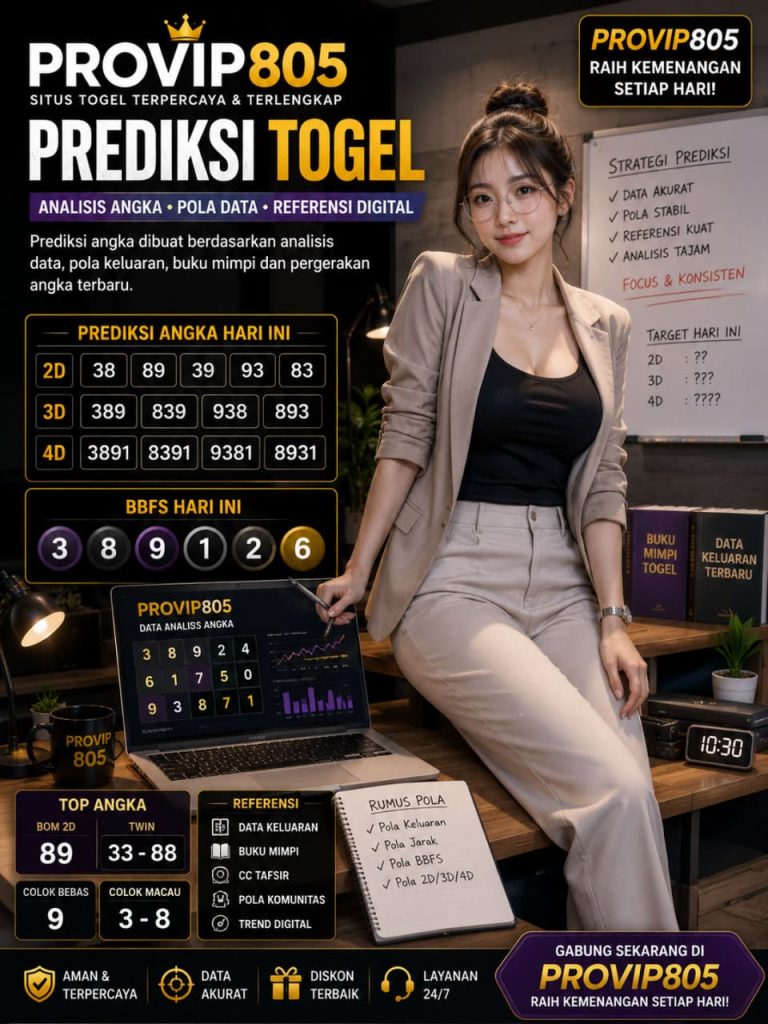 PROVIP805 Mengulas Prediksi Togel dan Tren Angka