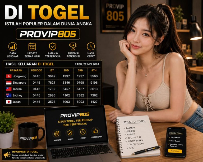 PROVIP805 Bahas Istilah di Togel dan Data Angka