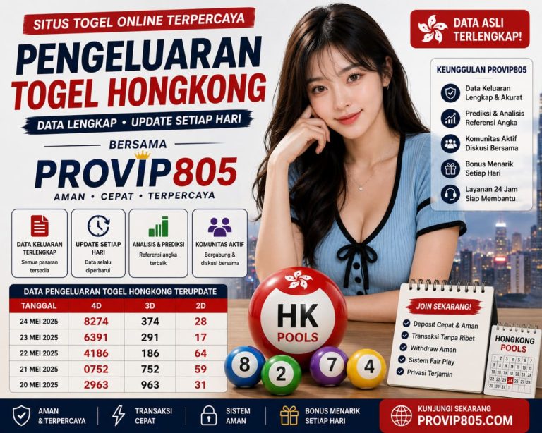 Pengeluaran Togel Hongkong Jadi Tren Data PROVIP805