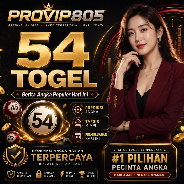 54 Togel PROVIP805 Jadi Angka Populer Hari Ini